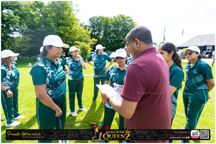 Our coach's huddle
